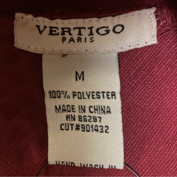 Vertigo 2 Way Red Pomegranate Dress Beautiful Outstanding Stylish - Picture 10 of 11